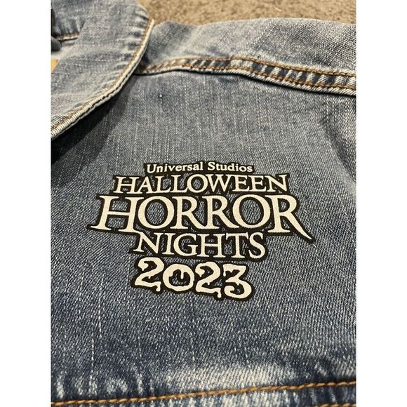 Universal Studios Halloween Horror Nights Stranger Things Hellfire Jacket L‎ - Picture 2 of 10
